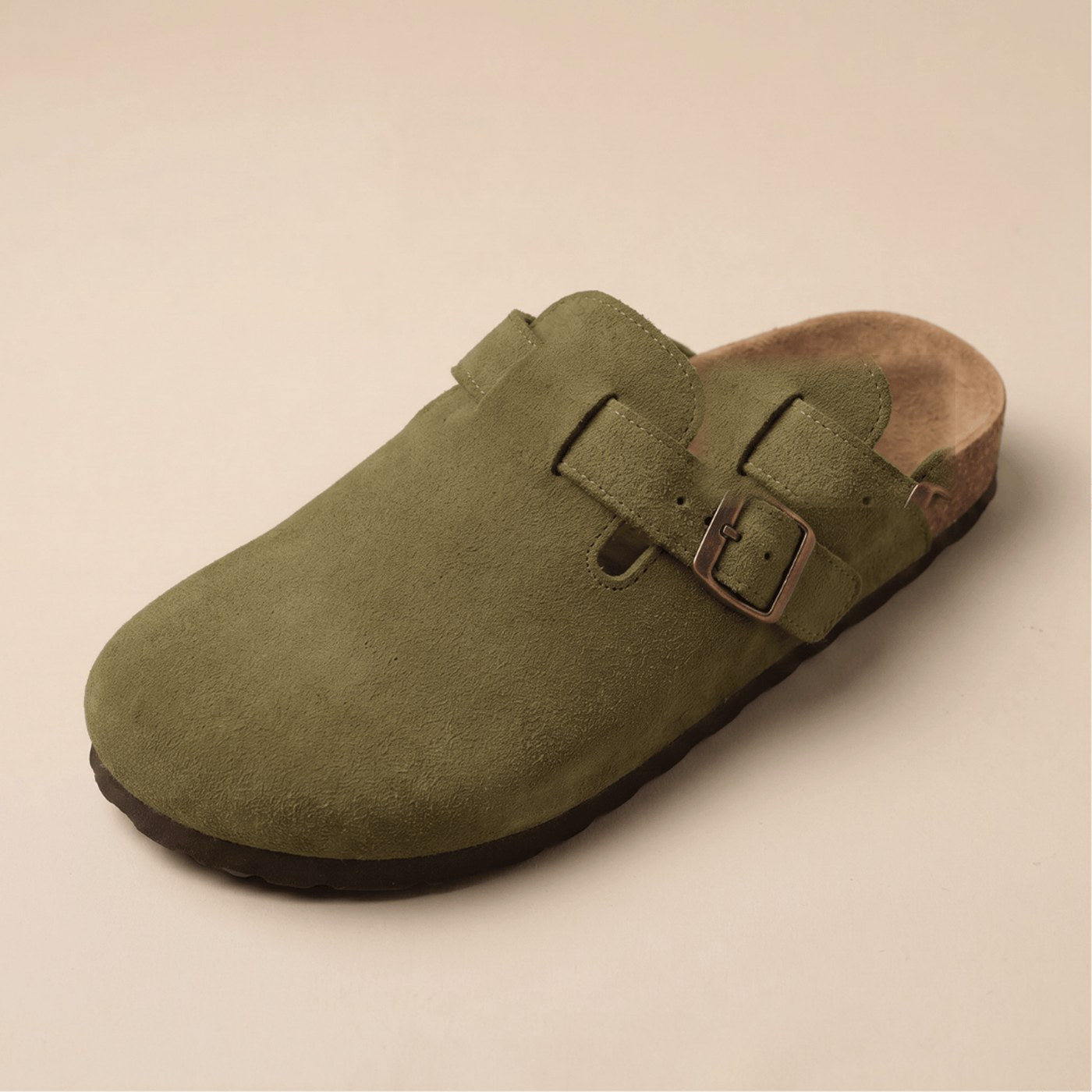 Hampton – Genuine Suede Clogs