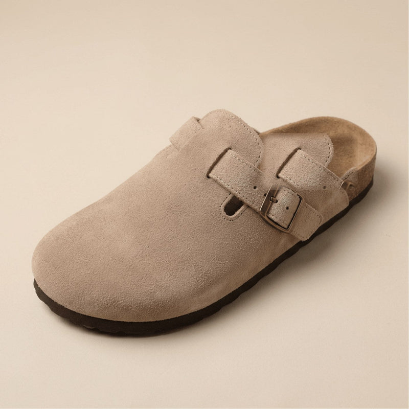 Hampton – Genuine Suede Clogs