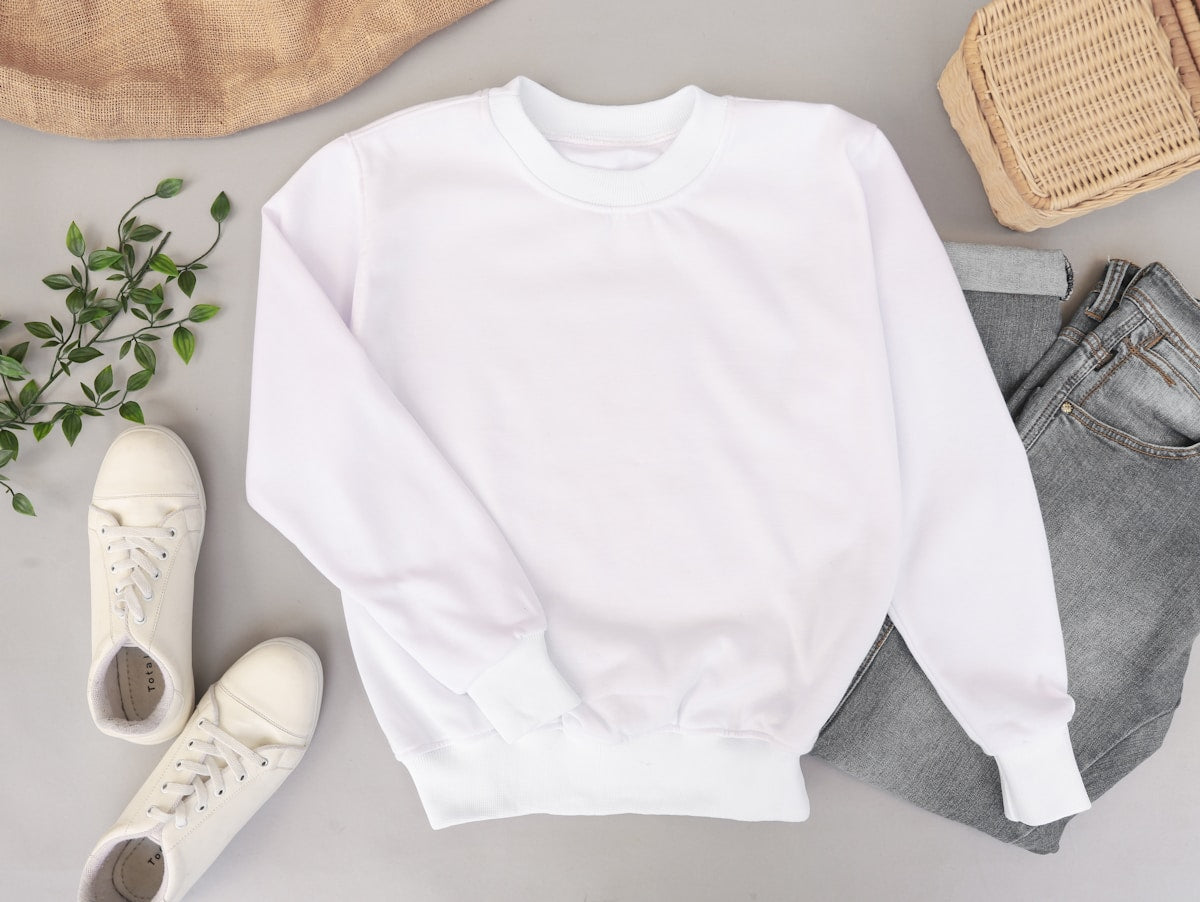 Merino Crew Knit — Storm Grey —  premium fashion