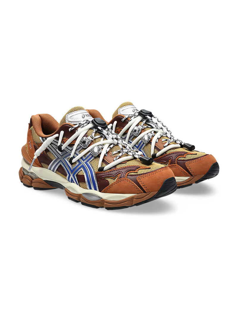 TOGA × ASC Gel-Cumulus 16 TG « Brown Blue » – front three-quarter view
